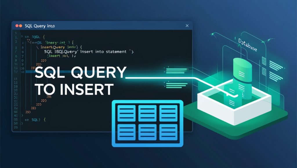 sql query to insert