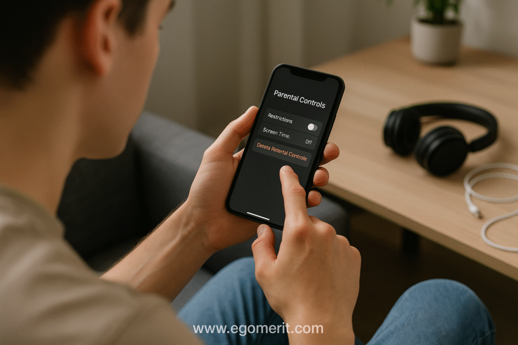 how to delete parental controls