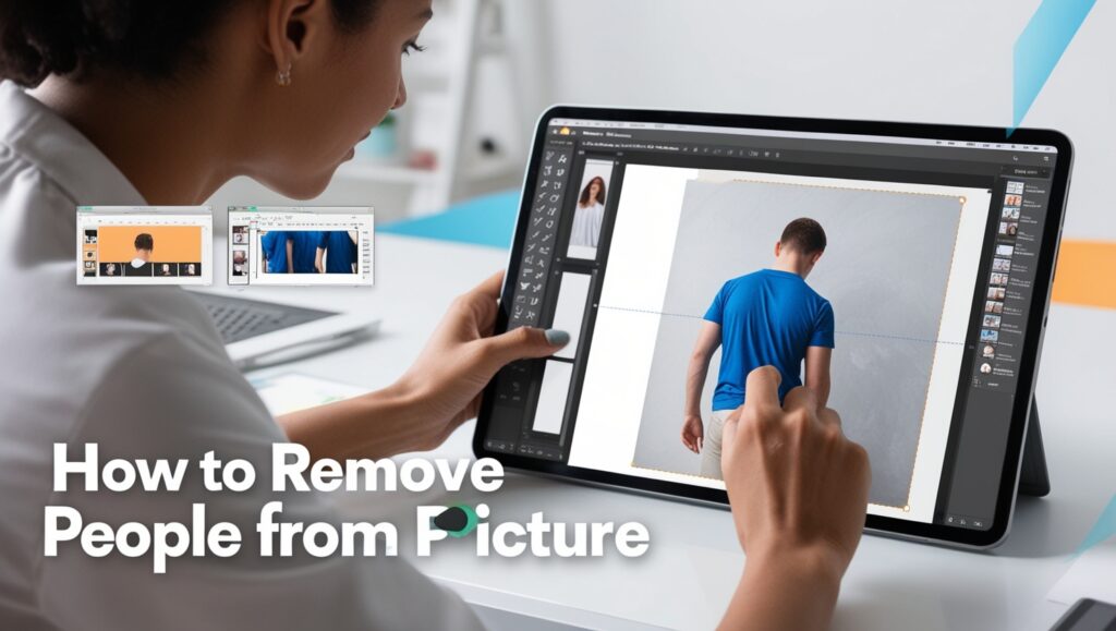 how to remove people from picture