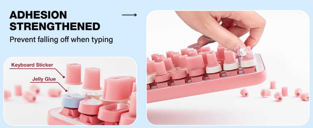 keyboard for long fingernails