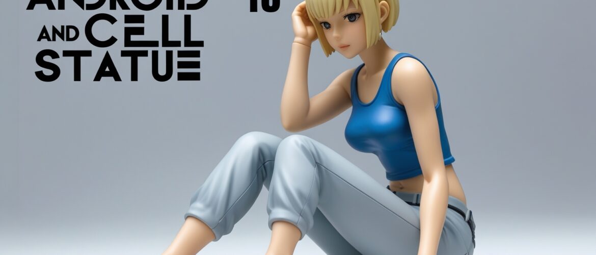 Android 18 and Cell Statue