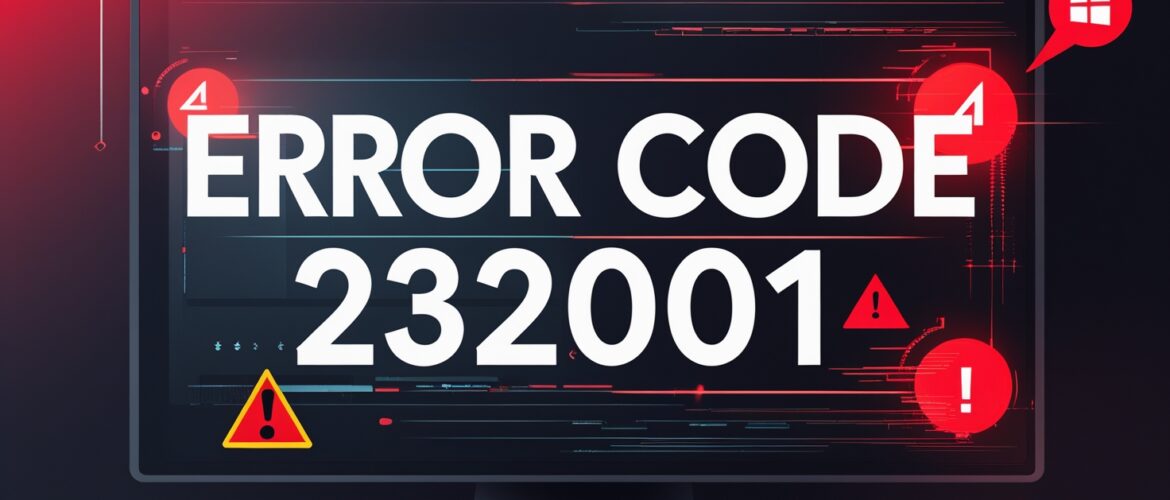 Error Code 232001