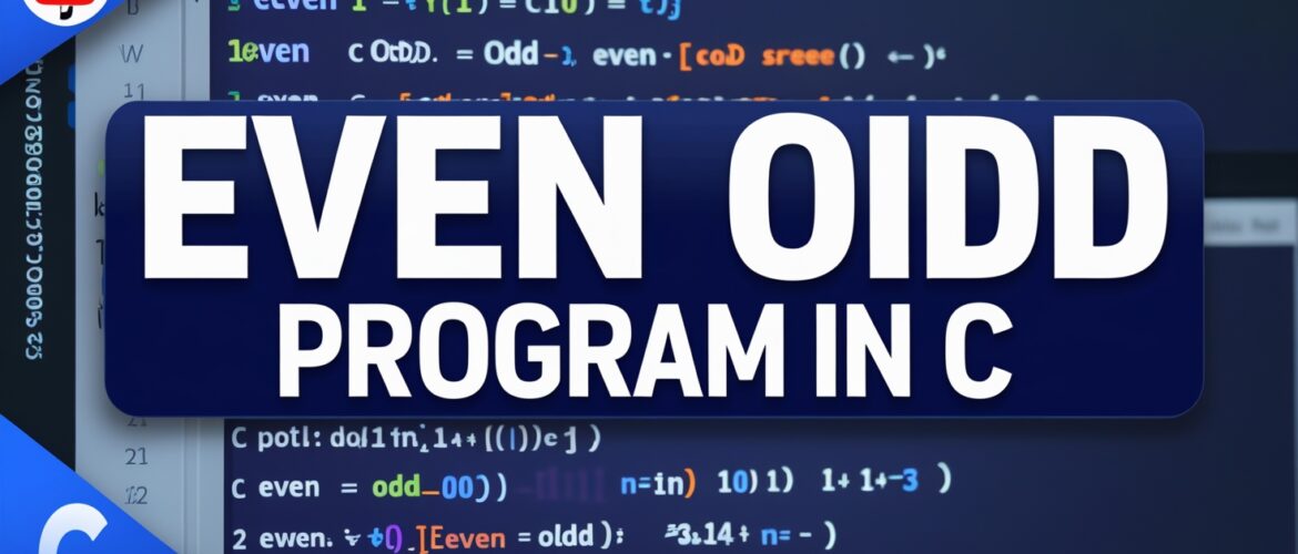 Even Odd Program in C