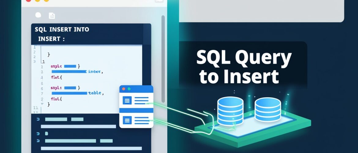 sql query to insert