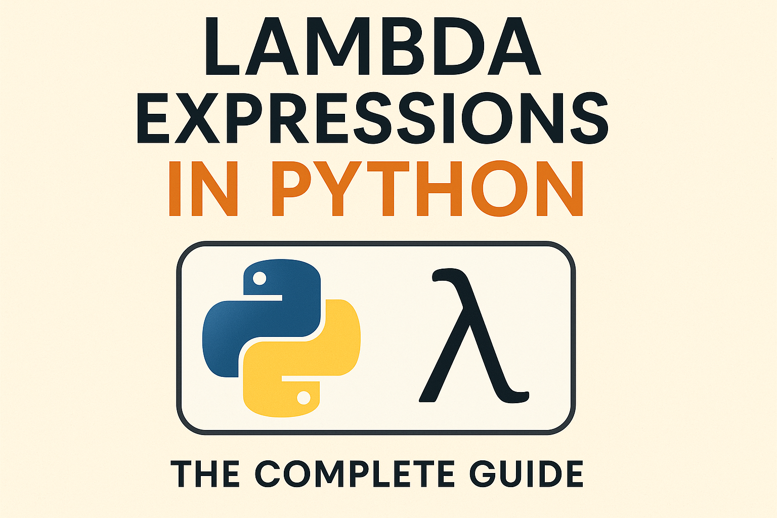 lambda expression python