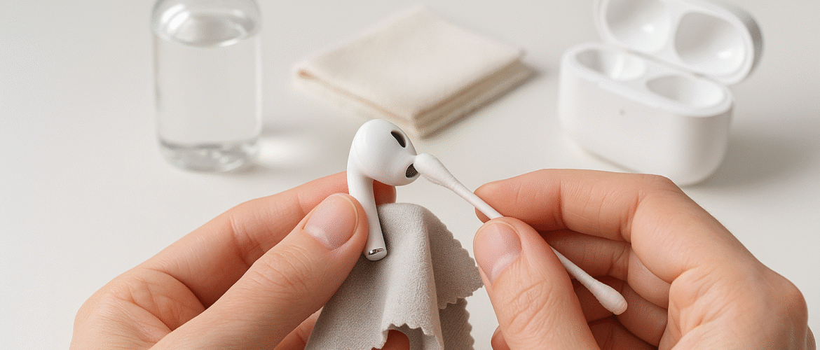 how to clean earbuds