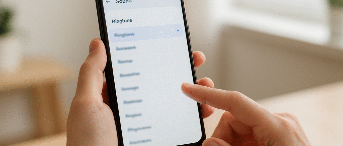 how to change ringtone on android