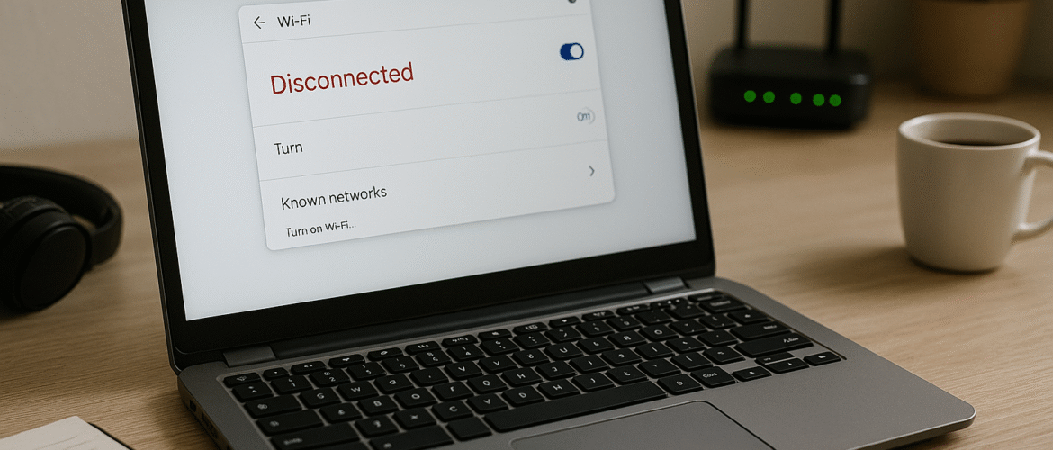 why does my chromebook keep disconnecting from wifi