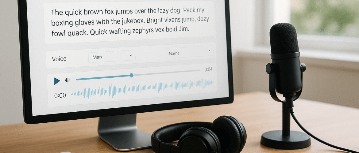text to speech computer program