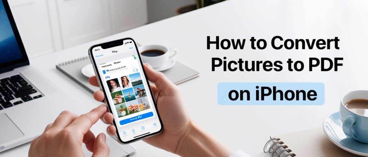 how to convert pictures to pdf on iphone