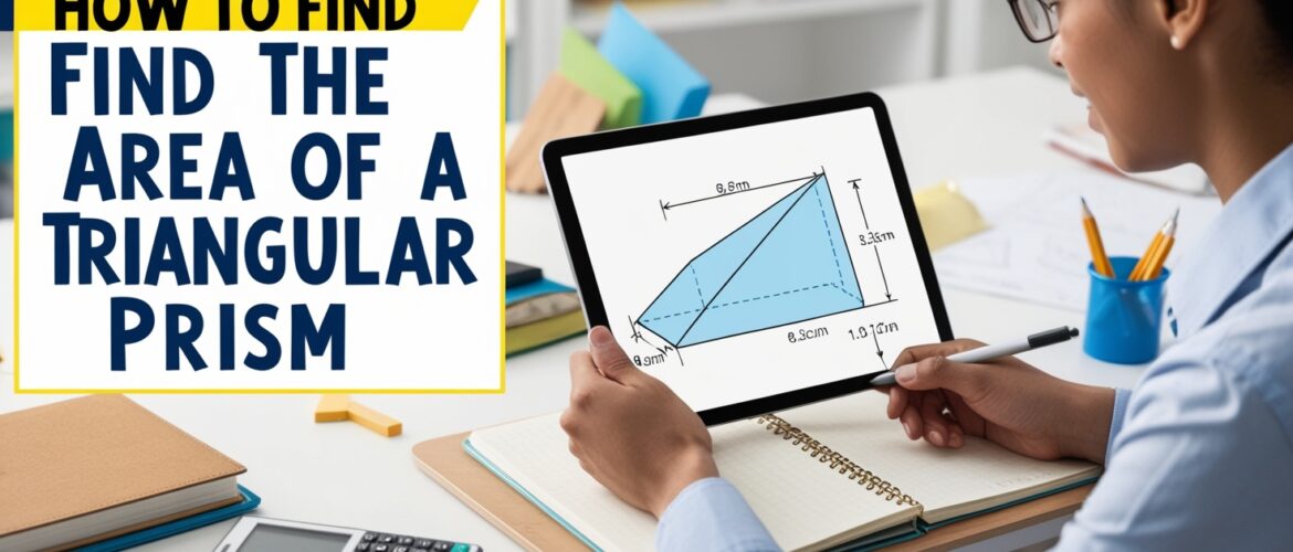 how to find the area of a triangular prism