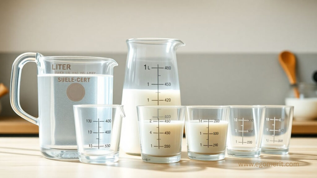 how many cups are a liter