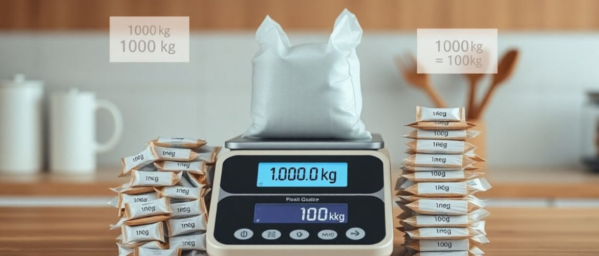 how many g in 1kg