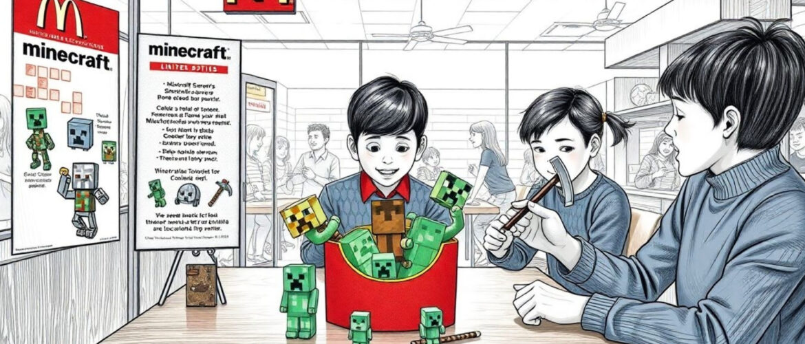mcdonald minecraft meal toys