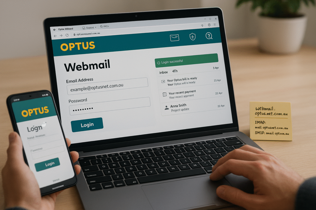optus login webmail