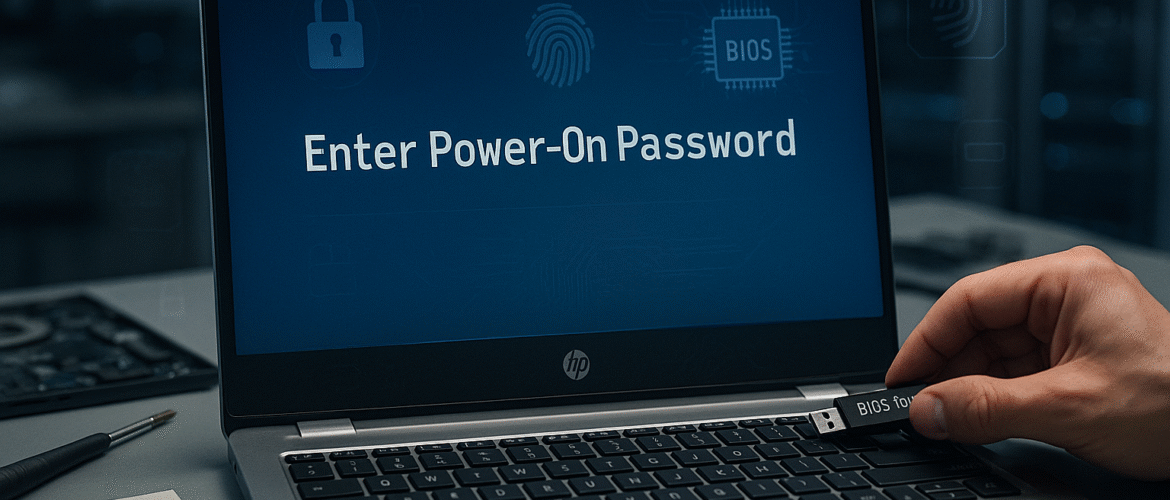 hp post power on password