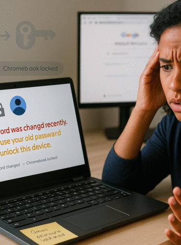 chromebook asking for old password