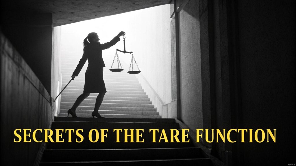 when using the tare function on a balance start by